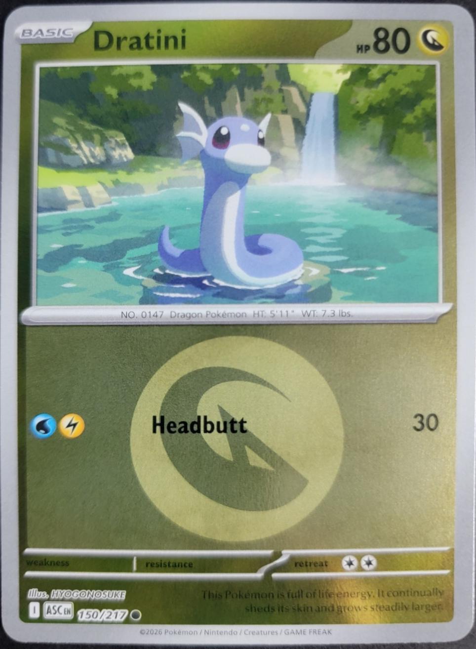 Ascended Heroes Dratini [Energy] Pokémon card